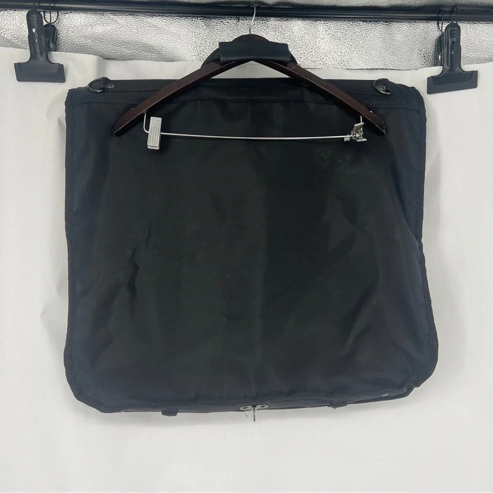 Pierre Cardin Black Travel Garment Bag duffle bag set